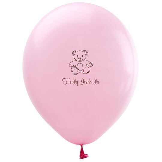 Little Teddy Bear Latex Balloons